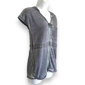 Hang Ten L Heather Gray Sleeveless Dress – Lightweight Summer Coverup